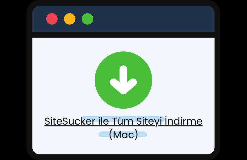 SiteSucker ile Tüm Siteyi Mac’e İndirme