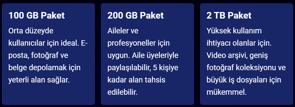 Gmail Depolama Alanı Nasıl Boşaltılır? 5 google one paket 1