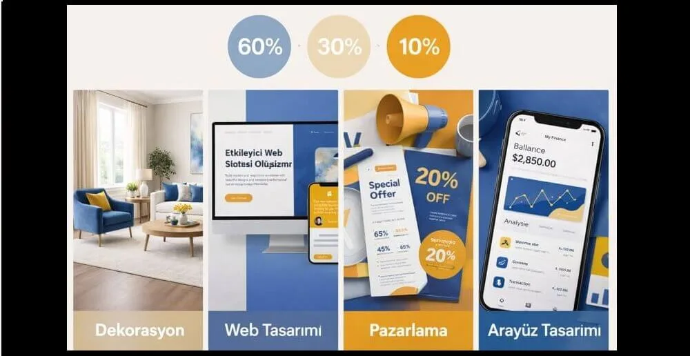 60-30-10 Renk Kuralı Nedir