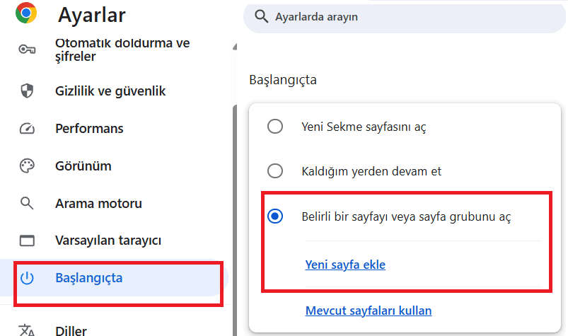 Etkili Google Chrome Hızlandırma Yöntemleri 1 Baslangic Sayfasini Optimize Etme