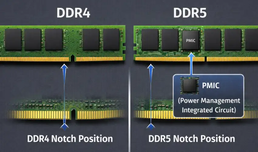 Bellek Standartları: DDR4, DDR5