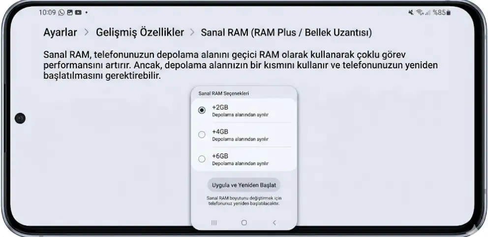 Mobil Cihazlarda RAM Artırma