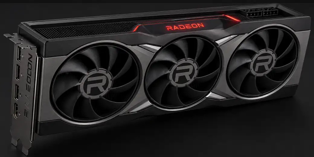 24 GB VRAM kapasitesine sahip AMD Radeon RX 7900 XTX oyuncu ekran kartı.